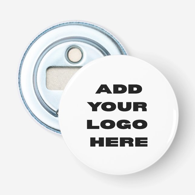 Simple Custom Logo  Bottle Opener (Front)