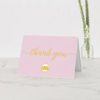 Simple Custom logo Business Pink