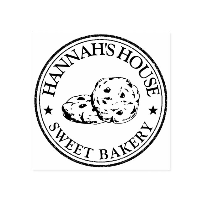 Simple Custom Logo Rubber Stamp (Imprint)