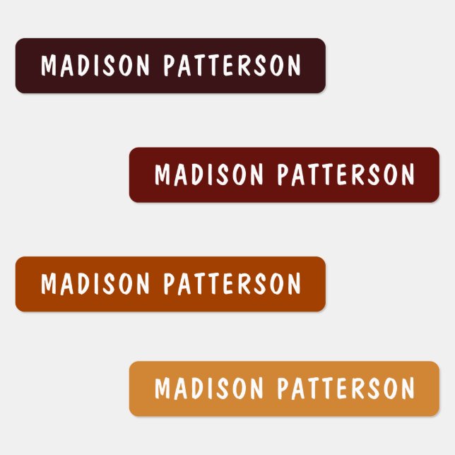 Simple Custom Modern Personalised Name Clothing (Group)
