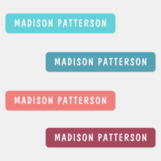 Simple Custom Modern Personalised Name Clothing (Group)