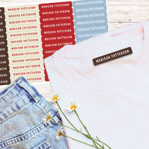 Simple Custom Modern Personalised Name Clothing