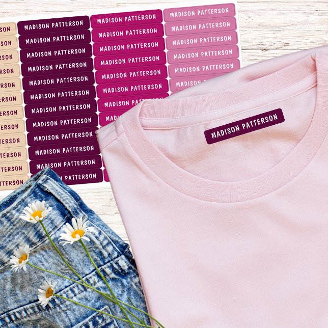 Simple Custom Modern Personalised Name Clothing (Creator Uploaded)