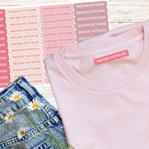 Simple Custom Modern Personalised Name Clothing