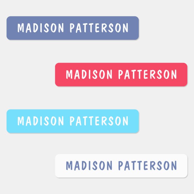 Simple Custom Modern Personalised Name Clothing (Group)
