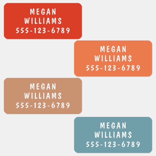 Simple Custom Modern Personalised Name Clothing (Group)