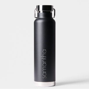 Simple custom monogram water bottle