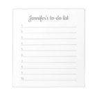 Simple Custom Name Personalised To-Do List