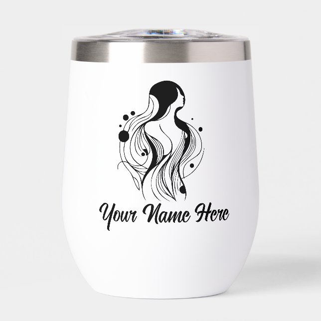 Simple Custom Personalise Logo Water Bottle  (Front)
