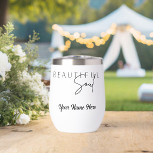 Simple Custom Personalize Logo Water Bottle