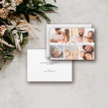 Simple Custom Photo Collage Baby Shower Thank You Card<br><div class="desc">Express your gratitude with our "Baby Shower Photo Collage Simple Heart Thank You Card". This charming card features a sweet, simple design and a customisable photo collage, perfect for showcasing memories from your special day. Personalise the message on the back to add a heartfelt touch, making these thank you cards...</div>