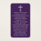 Simple Custom Photo Holy Cross Memorial Cards