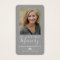 Simple Custom Photo Laminated Memorial Cards