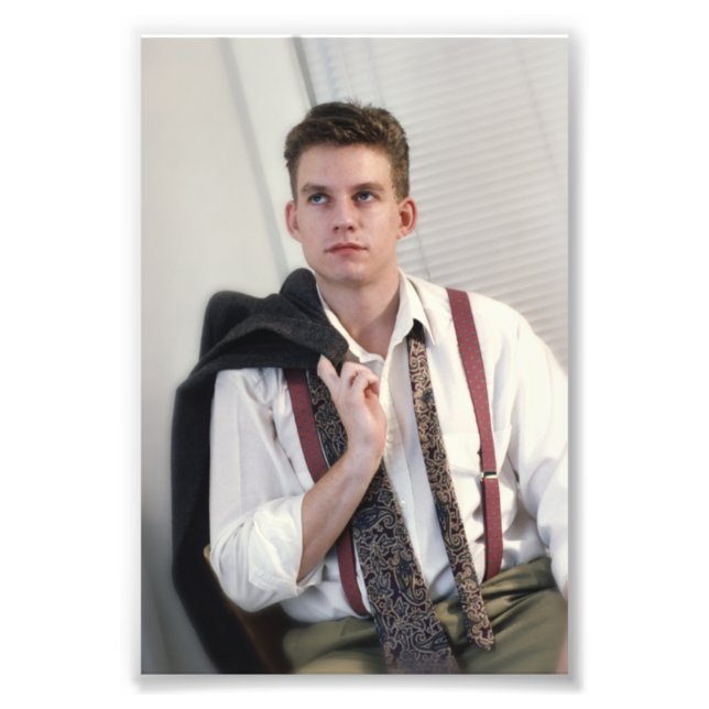 Simple Custom Portrait Photo Enlargement Print (Front)