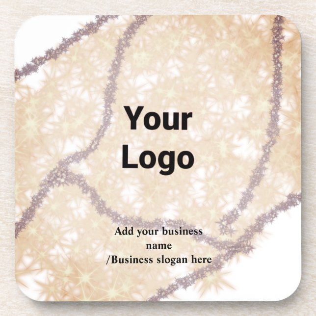 Simple custom QR code add you name logo Classic Ro Coaster (Front)