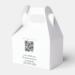 simple custom QR code add your name text  Classic  Favour Box