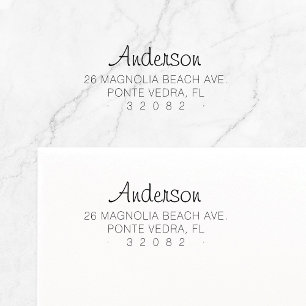 Simple Custom Return Address 04 . Self-inking Stamp