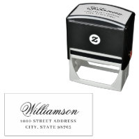 Simple Custom Return Address Formal Last Name
