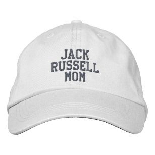 Simple custom text Jack Russell Mum Embroidered Hat