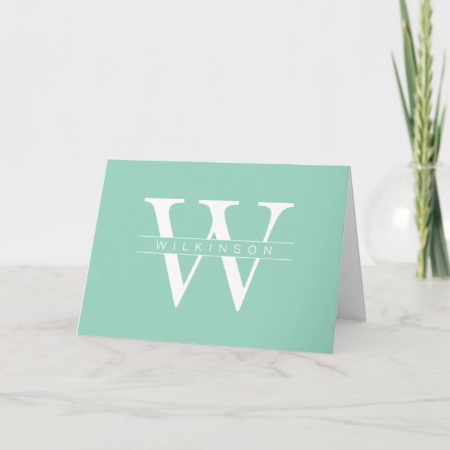 Simple custom wedding thank you notes (Front)