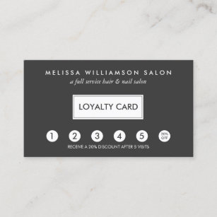 Simple Customer Loyalty Punch Card II