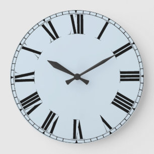 Simple customisable roman numerals large clock