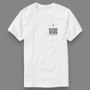 Simple Customizable Blank Business Corporate T-Shirt