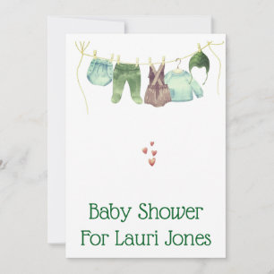 Simple cute affordable baby shower invites