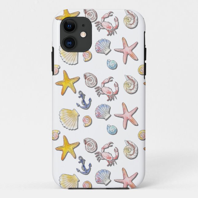 Simple Cute Beach Design  Case-Mate iPhone Case (Back)