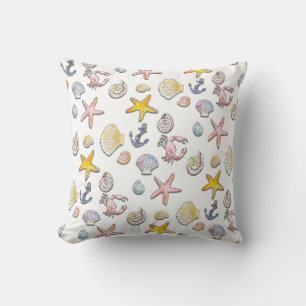 Simple Cute Beach Design  Cushion