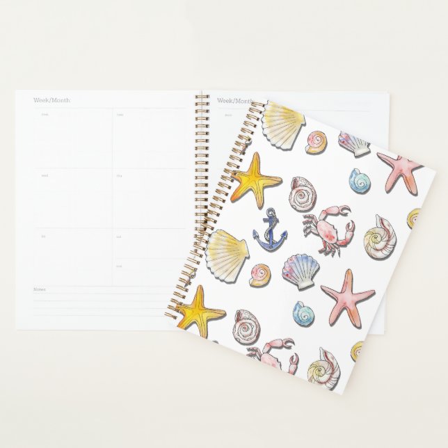 Simple Cute Beach Design  Planner (Display)