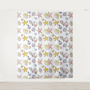 Simple Cute Beach Design Tapestry