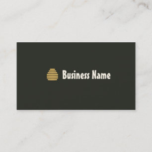 Simple Cute Beehive Graphic Design Business Card