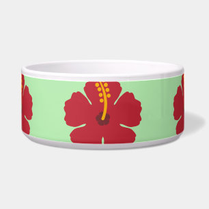 Simple Cute Cartoon Red Hibiscus Flower