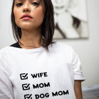 Simple Cute Checkbox Wife Mum Dog mum 
