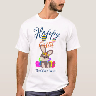 simple cute easter bunny Happy Easter family T-Shirt