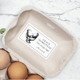 Simple Cute Farm Chicken Egg Carton Product