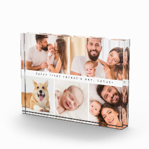 Simple Cute First father's day daddy photo collage