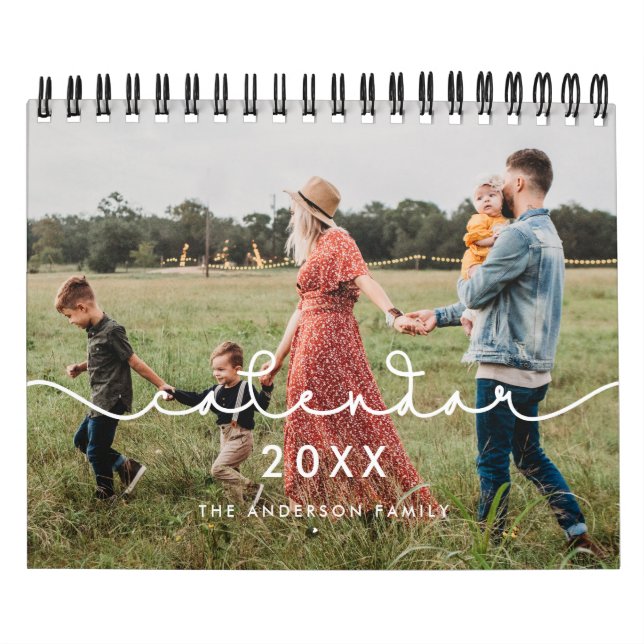 Simple cute font 2023 photo calendar (Cover)