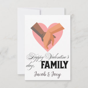 Simple Cute Heart Happy Valentines day Couple