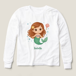 Simple cute little mermaid