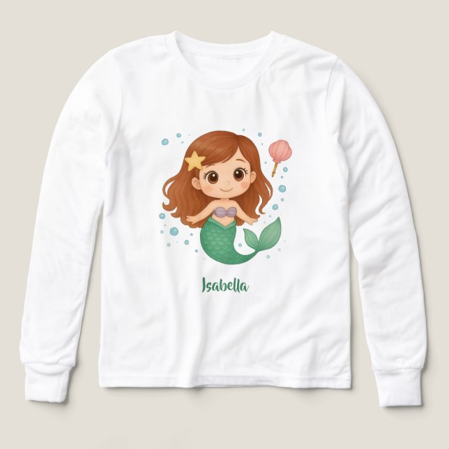 Simple cute little mermaid (Design Front)