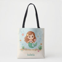 Simple cute little mermaid