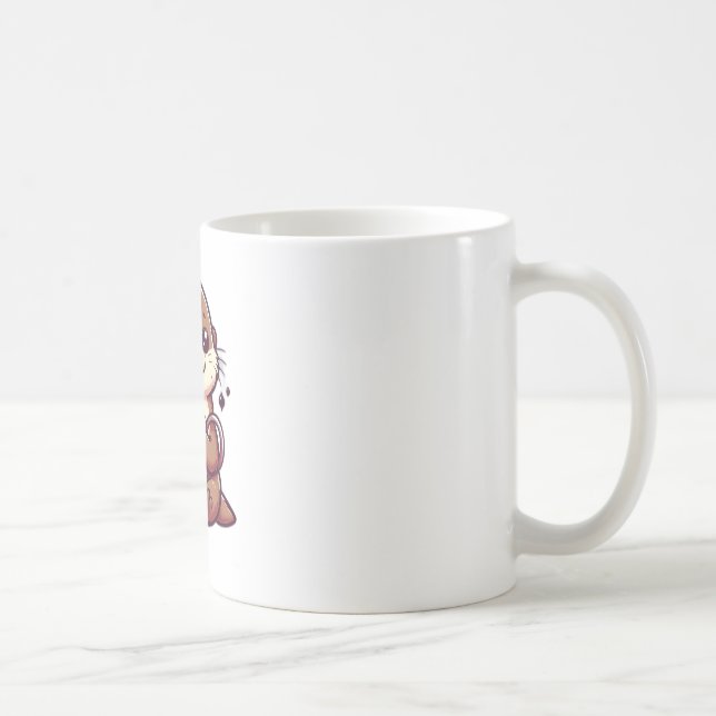 simple cute otter mug (Right)