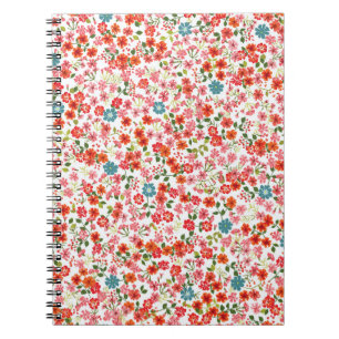 Simple cute pattern in small-scale flowers. High-c Notebook