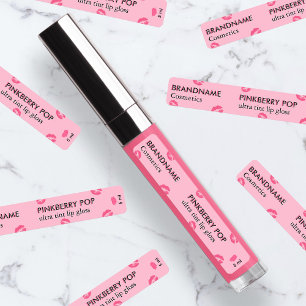 Simple Cute Pink Berry Pop Custom Lip Gloss & Tint