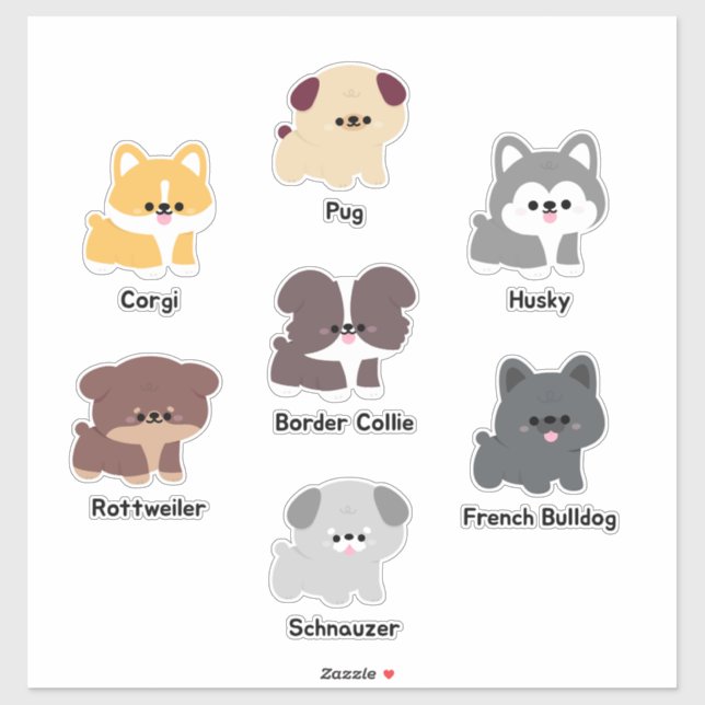 Simple Cute Puppy Dog (Sheet)