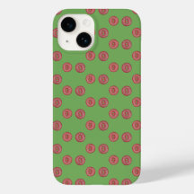 Simple  cute red buttons  Case-Mate iPhone case