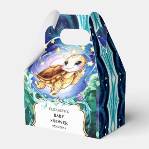 Simple Cute Turtle Baby Shower Favour Box