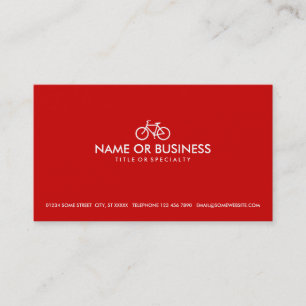 simple cycles (colour customisable) business card